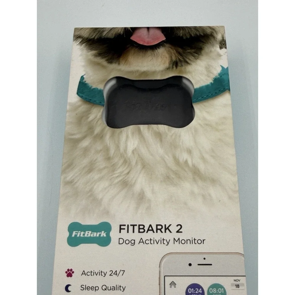 Fitbark 2 Dog Activity Monitor Used- Tested And Cleaned Black Color